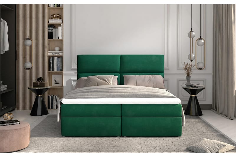 TAMBER Sängpaket 180x200 cm Grön - Komplett Sängpaket