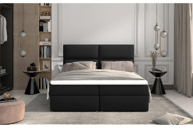TAMBER Sängpaket 180x200 cm Svart - Möbler - Sovrum - Sängar - Komplett Sängpaket