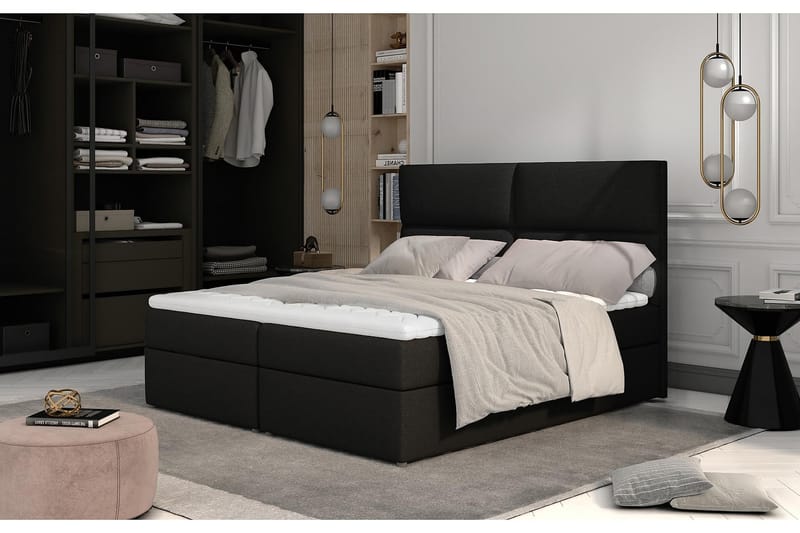 TAMBER Sängpaket 180x200 cm Svart - Möbler - Sovrum - Sängar - Komplett Sängpaket