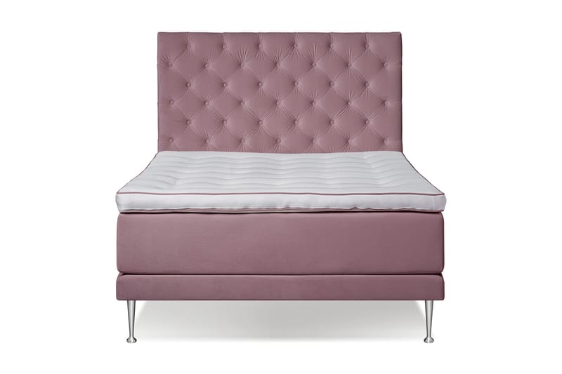 Victoria Komplett Sängpaket 140x200 - Cerise - Möbler - Sovrum - Sängar - Kontinentalsängar