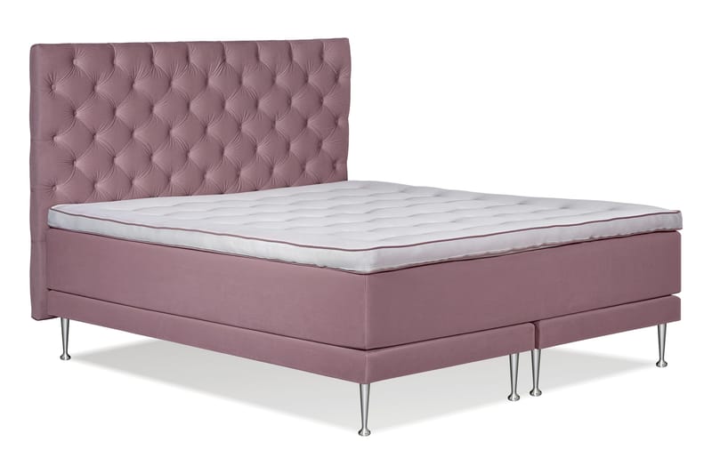 Victoria Komplett Sängpaket 160x200 - Cerise - Möbler - Sovrum - Sängar - Kontinentalsängar