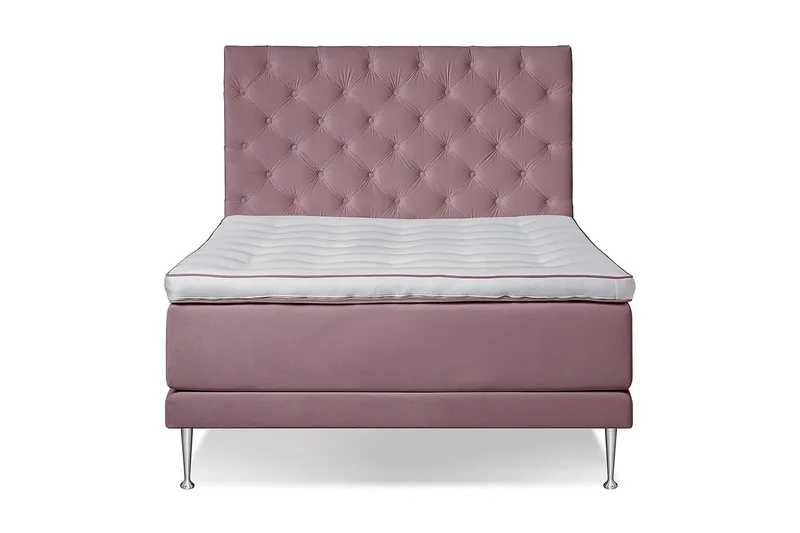 VICTORIA Kontinentalsäng 140 - Cerise - Möbler - Sovrum - Sängar - Kontinentalsängar