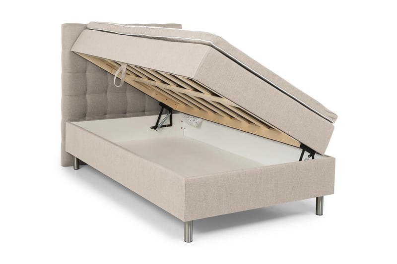 WEYBURN Förvaringssäng 120 Beige - Möbler - Sovrum - Sängar - Sängar med förvaring