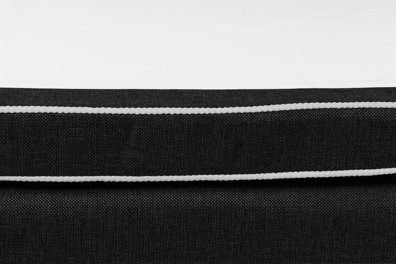 WEYBURN Förvaringssäng 120x200 Mörkgrå - Möbler - Sovrum - Sängar - Enkelsängar