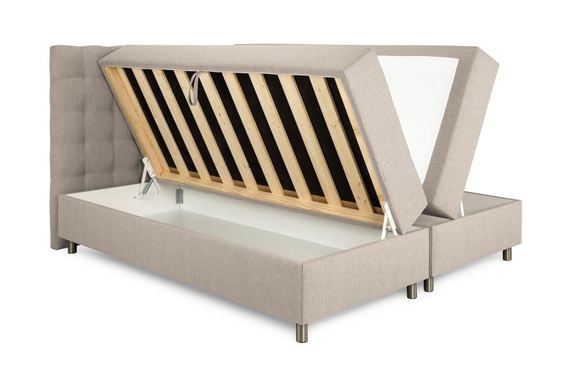 WEYBURN Förvaringssäng 160 Beige - Möbler - Sovrum - Sängar - Sängar med förvaring