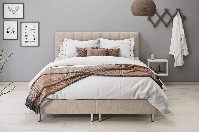 WEYBURN Förvaringssäng 80 Beige - Möbler - Sovrum - Sängar - Sängar med förvaring