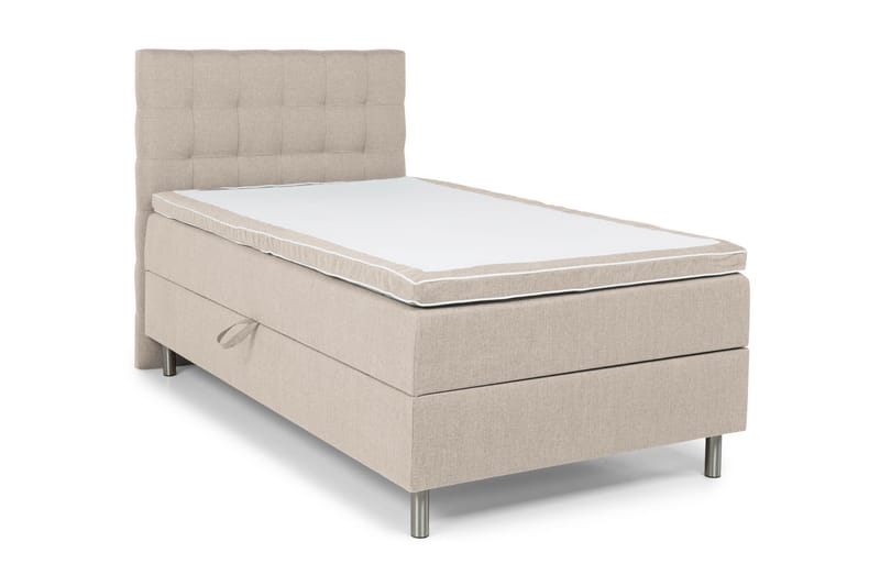 WEYBURN Förvaringssäng - Sängpaket 120 Beige - Möbler - Sovrum - Sängar - Sängar med förvaring