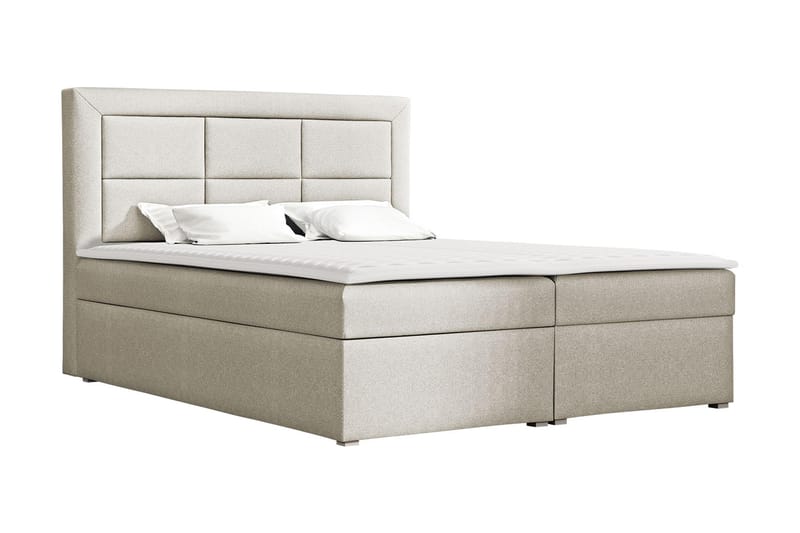 ALMERED BOX Kontinentalsäng 180x215 cm Beige - Beige - Möbler - Sovrum - Sängar - Kontinentalsängar