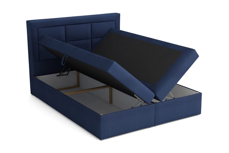 ALMERED BOX Kontinentalsäng 180x215 cm Svart - Mörkgrå - Möbler - Sovrum - Sängar - Kontinentalsängar