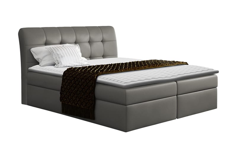 Alvik Kontinentalsäng 180x200, Grå