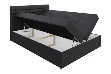 Asti Sängpaket 200x200 LED-belysning - Vit - Möbler - Sovrum - Sängar - Kontinentalsängar