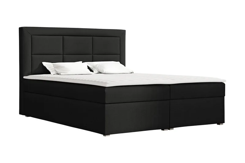 Axlunda Box Kontinentalsäng 160x215 cm LED-belysning - Svart - Möbler - Sovrum - Sängar - Kontinentalsängar