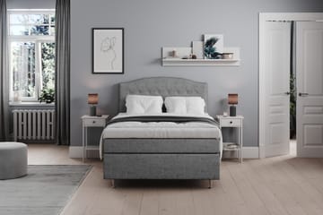 Belda Kontinentalsäng 120x200Medium - Grå - Möbler - Sovrum - Sängar - Kontinentalsängar