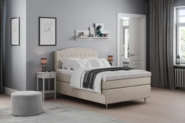 Belda Kontinentalsäng 140x200Medium - Beige - Möbler - Sovrum - Sängar - Kontinentalsängar