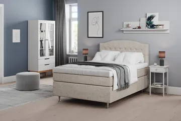 Belda Kontinentalsäng 140x200Medium - Beige - Möbler - Sovrum - Sängar - Kontinentalsängar