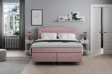 Belda Kontinentalsäng 180x200Medium - Rosa - Möbler - Sovrum - Sängar - Kontinentalsängar