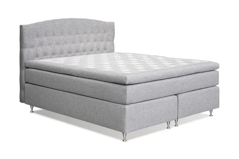Belda Sängpaket 160x200 Fast - Ljusgrå - Möbler - Sovrum - Sängar - Kontinentalsängar
