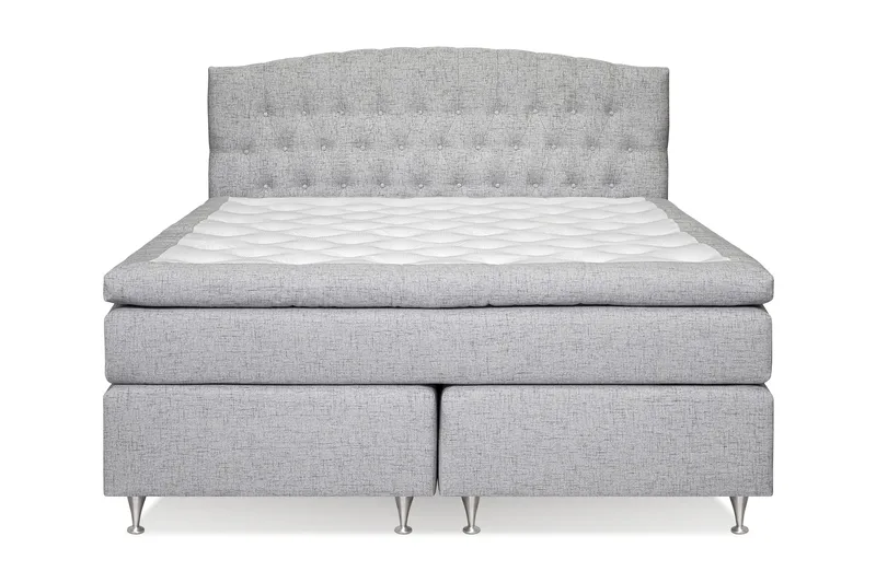 Belda Sängpaket 160x200 Fast - Ljusgrå - Möbler - Sovrum - Sängar - Kontinentalsängar
