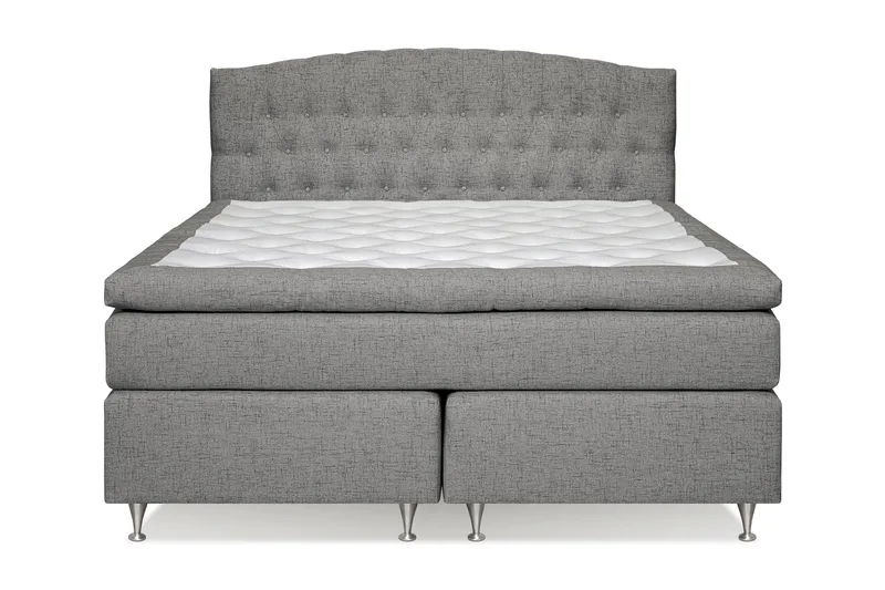 Belda Sängpaket 180x200 Fast/Medium - Grå - Möbler - Sovrum - Sängar - Kontinentalsängar