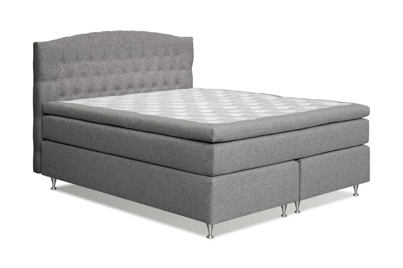 Belda Sängpaket 180x200 Fast/Medium - Grå - Möbler - Sovrum - Sängar - Kontinentalsängar