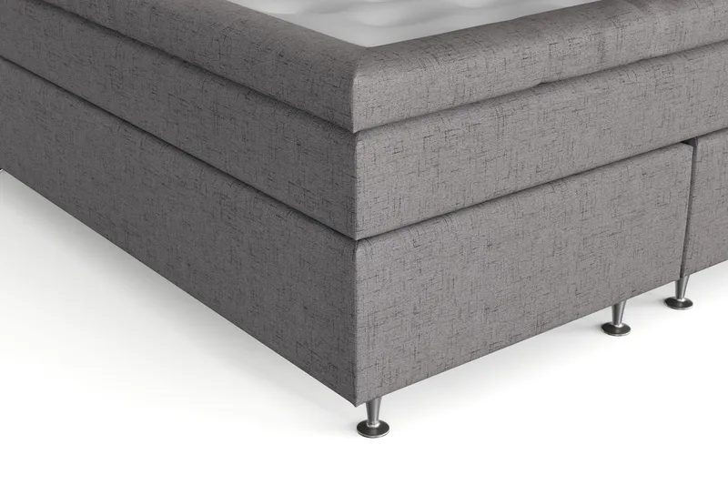 Belda Sängpaket 180x200 Fast/Medium - Grå - Möbler - Sovrum - Sängar - Kontinentalsängar