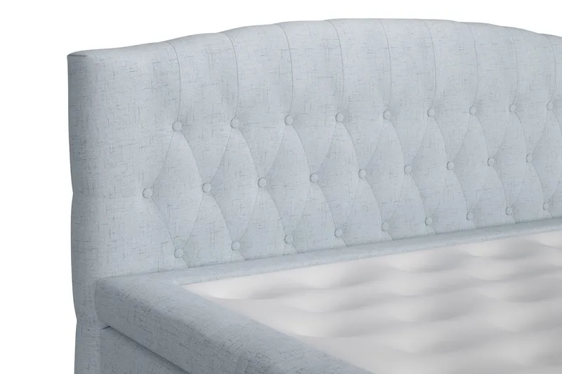 Belda Sängpaket 180x200 Fast/Medium - Ljusblå - Möbler - Sovrum - Sängar - Kontinentalsängar