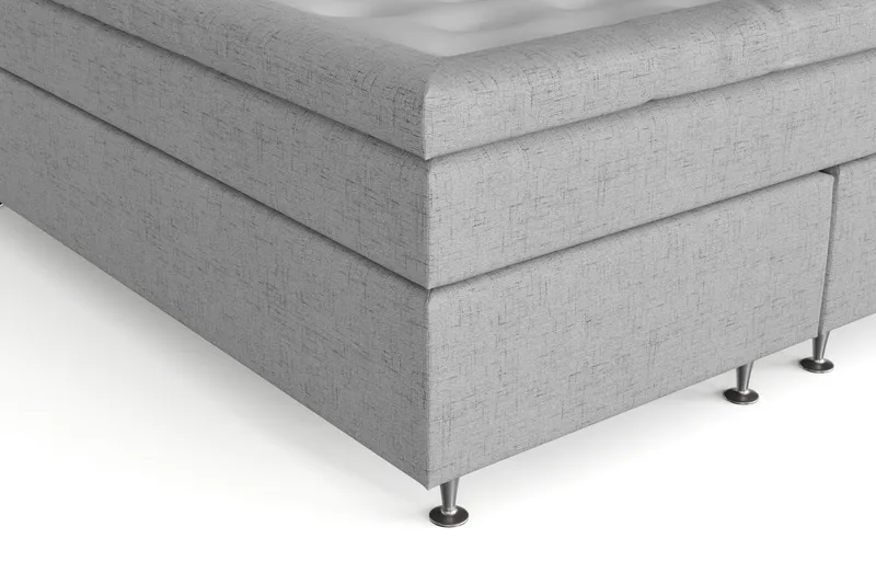 Belda Sängpaket 180x200 Fast/Medium - Ljusgrå - Möbler - Sovrum - Sängar - Kontinentalsängar