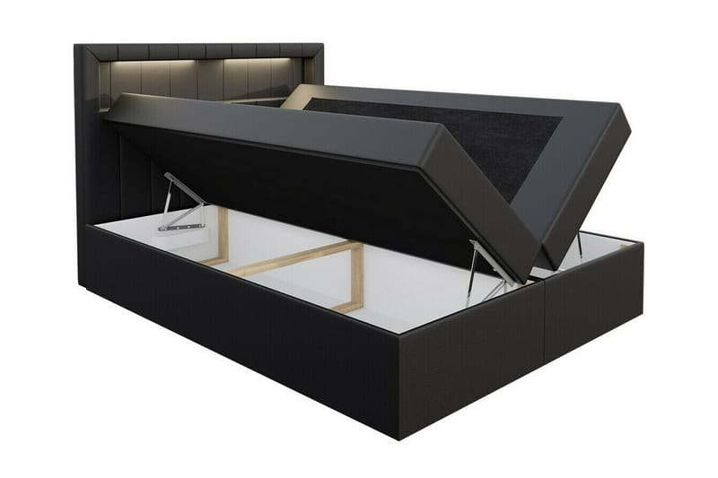 Boisdale Kontinentalsäng 160x200 cm Ljusgrå - Möbler - Sovrum - Sängar - Kontinentalsängar