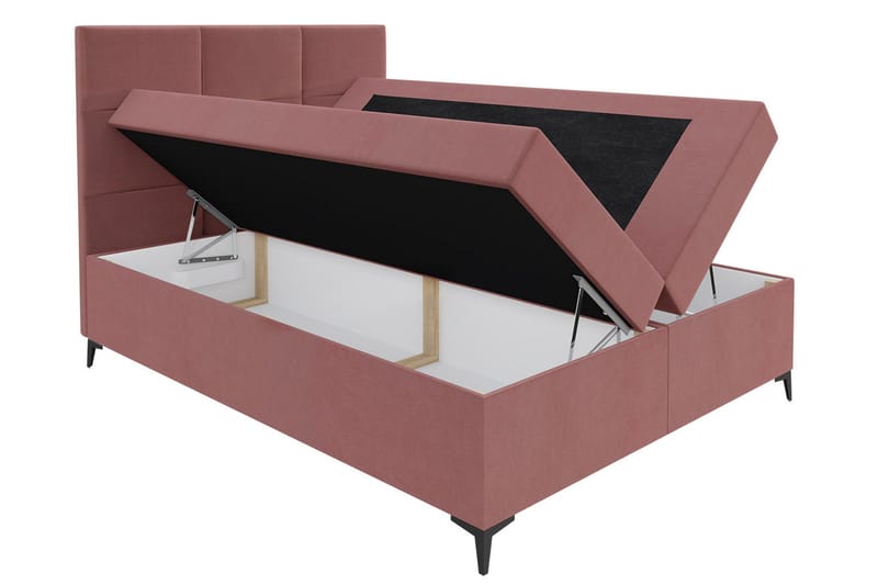 Boksta Kontinentalsäng 160x200 cm LED-belysning - Grön - Möbler - Sovrum - Sängar - Kontinentalsängar