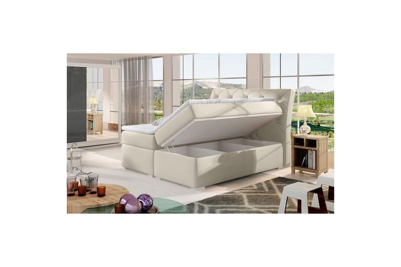 Box Spring Eltap Balvin - 140x200 cm, Soft 33, beige - Möbler - Sovrum - Sängar - Kontinentalsängar