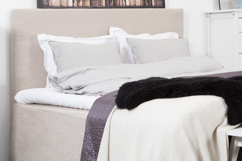 CAP Kontinentalsäng 180 Beige - Möbler - Sovrum - Sängar - Kontinentalsängar