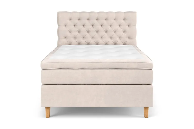 Celine Kontinentalsäng 140x200cm - Beige/Sammet - Möbler - Sovrum - Sängar - Kontinentalsängar