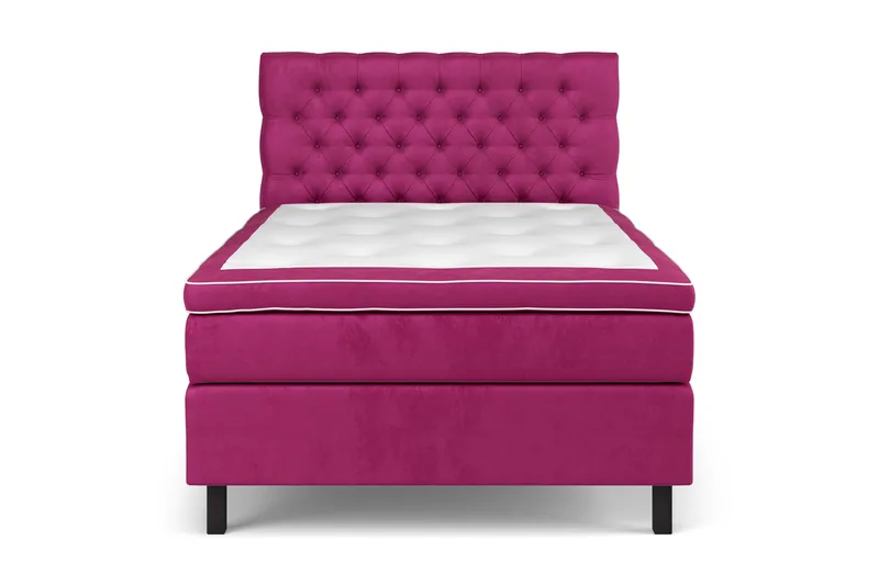 Celine Kontinentalsäng 140x200cm - Rosa/Sammet - Möbler - Sovrum - Sängar - Kontinentalsängar