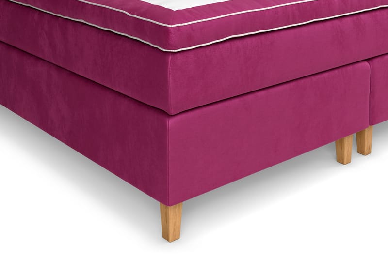 Celine Kontinentalsäng 210x210cm - Rosa/Sammet - Möbler - Sovrum - Sängar - Kontinentalsängar