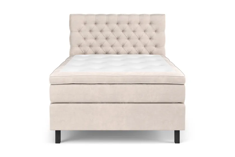 Celine  Sängpaket 140x200 cm Beige Sammet