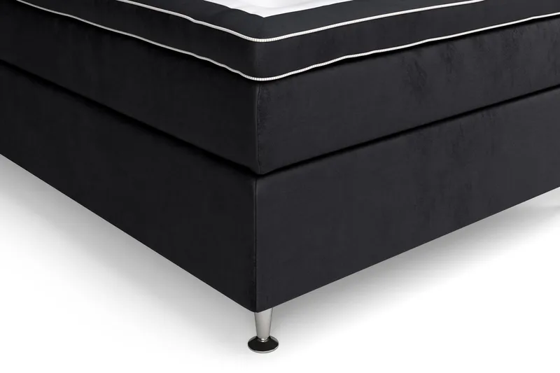 Celine  Sängpaket 140x200 cm Svart Sammet - Möbler - Sovrum - Sängar - Kontinentalsängar