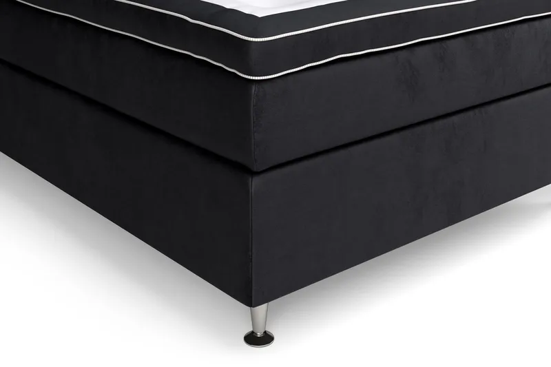 Celine Sängpaket 140x200cm - Svart/Sammet - Möbler - Sovrum - Sängar - Kontinentalsängar