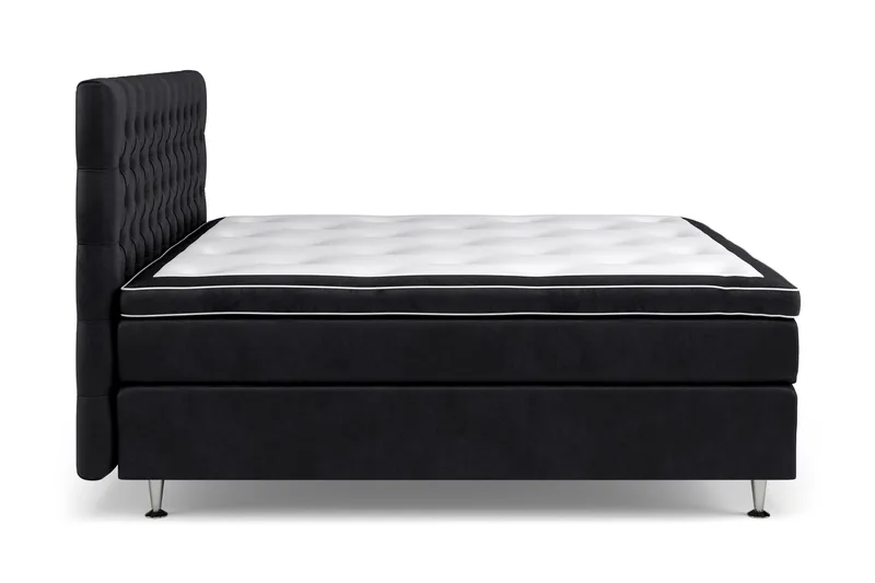 Celine  Sängpaket 160x200 cm Svart Sammet - Möbler - Sovrum - Sängar - Kontinentalsängar