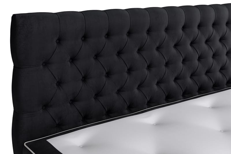 Celine Sängpaket 160x200cm - Svart/Sammet - Möbler - Sovrum - Sängar - Kontinentalsängar