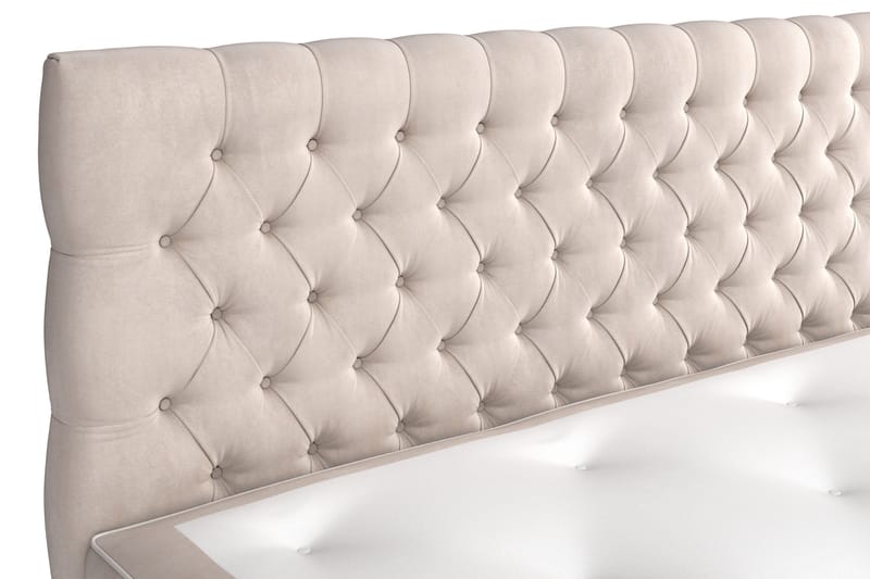 Celine Sängpaket 180x200 cm - Beige/Sammet - Möbler - Sovrum - Sängar - Kontinentalsängar