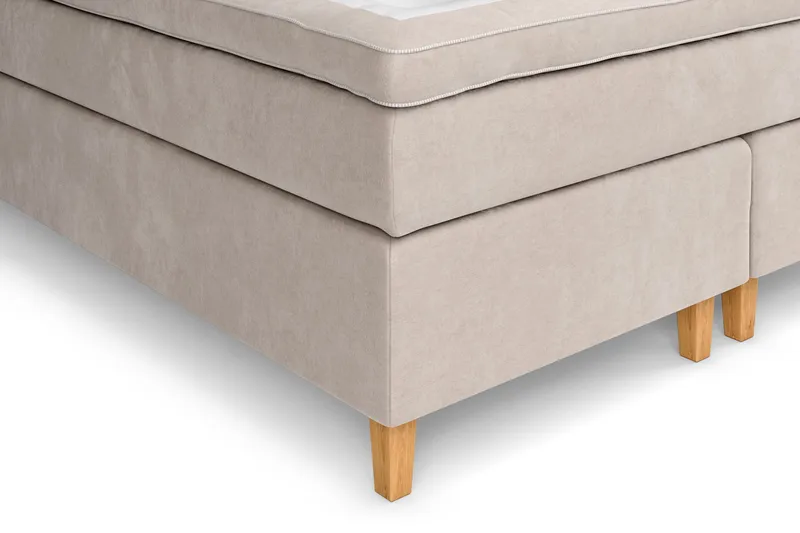 Celine Sängpaket 180x200 cm - Beige/Sammet - Möbler - Sovrum - Sängar - Kontinentalsängar