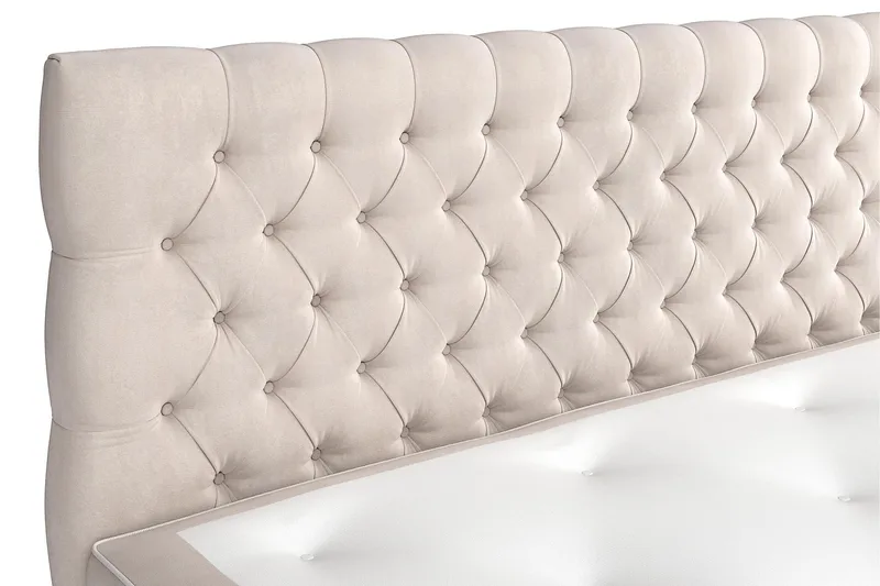 Celine Sängpaket 210x210 cm - Beige - Möbler - Sovrum - Sängar - Kontinentalsängar