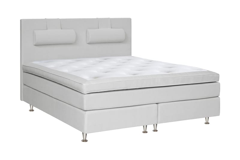 Charleston Kontinentalsäng 160x200 Fast Valbar Malaga - Malaga Ljusgrå - Möbler - Sovrum - Sängar - Kontinentalsängar