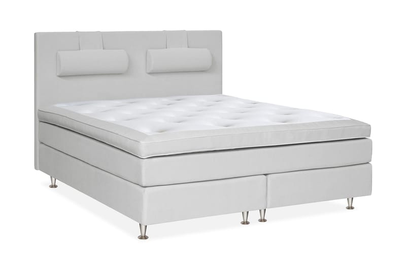 Charleston Kontinentalsäng 160x200 Fast Valbar Malaga - Malaga Ljusgrå - Möbler - Sovrum - Sängar - Kontinentalsängar