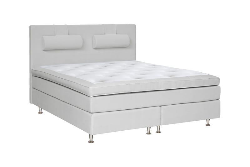 Charleston Kontinentalsäng 160x200 Fast Valbar Malaga, Malaga Ljusgrå