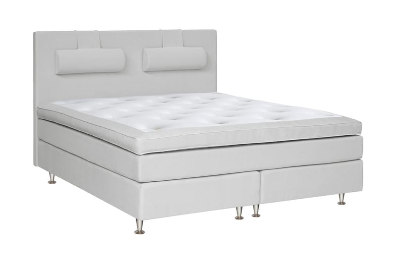 Charleston Kontinentalsäng 160x200 Fast Valbar Malaga, Malaga Ljusgrå