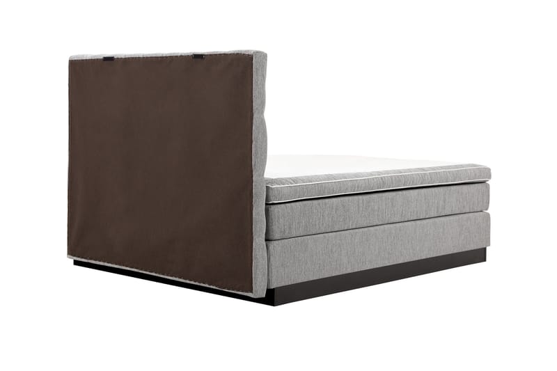 Charleston Kontinentalsäng 160x200 Fast Polyeterskum - Ljusgrå - Möbler - Sovrum - Sängar - Kontinentalsängar