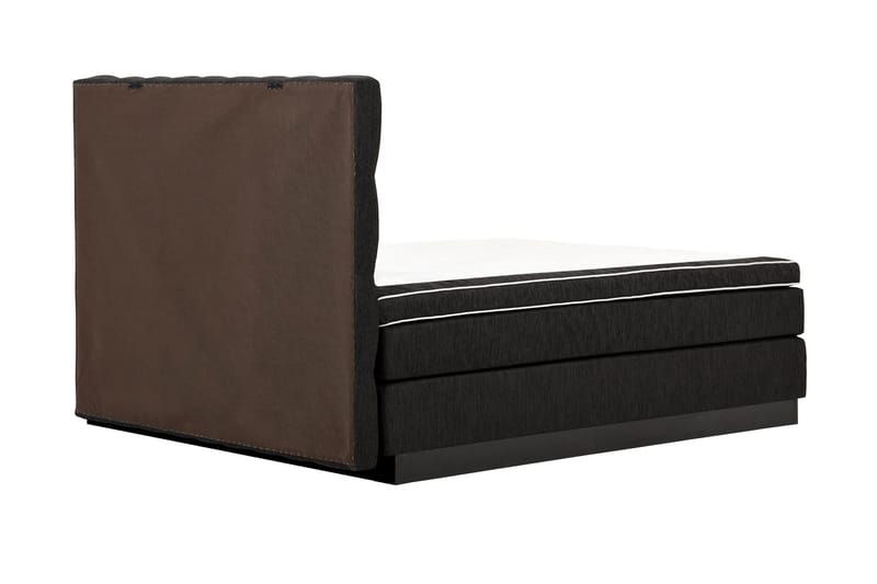 Charleston Kontinentalsäng 180x200 Fast Polyeterskum - Svart - Möbler - Sovrum - Sängar - Kontinentalsängar