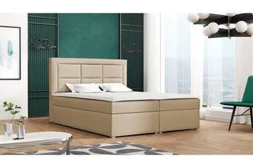 Clasic Box Kontinentalsäng 160x215 cm - Beige - Möbler - Sovrum - Sängar - Kontinentalsängar