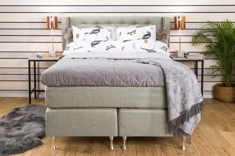 Cloud Komplett Sängpaket 140x200 - Beige - Möbler - Sovrum - Sängar - Kontinentalsängar